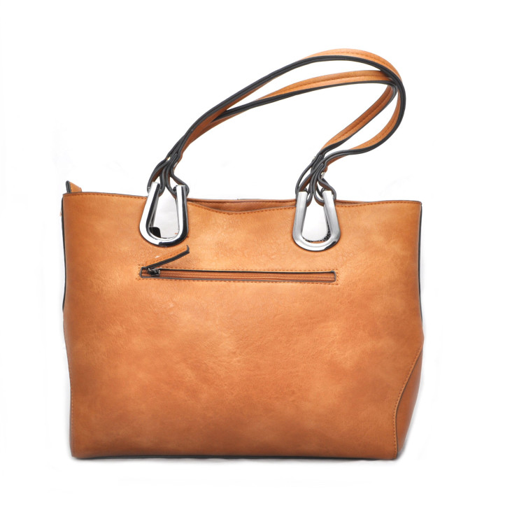 detail kabelka na rameno ANEKTA J833PC COGNAC