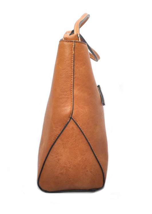 detail kabelka na rameno ANEKTA J833PC COGNAC