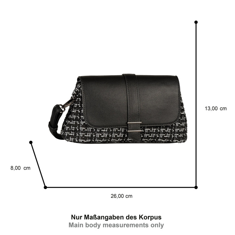 detail kabelky a tašky Gabor bags 012047 Černá