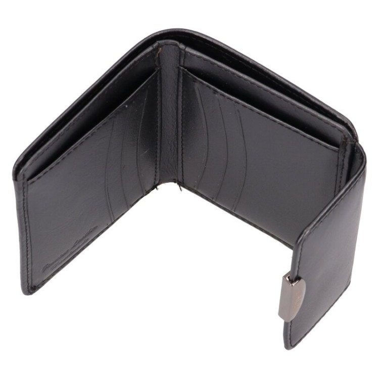 detail peněženky - střední formát LAGEN 50722 MET.BLACK