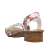 náhled dámské elegantní sandály Rieker 62662-90 Multicolor