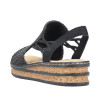 náhled dámské elegantní sandály Rieker 62941-00 Černá