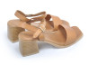 náhled dámské elegantní sandály PETRA by ZONA P334 485 Hnědá